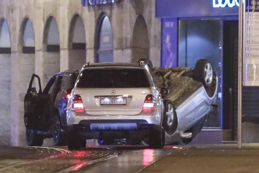 Zagreb: Snimanje akcijskih scena za film Canary Black na Trgu bana Josipa Jelačića, Kate zamjenila dublerica 