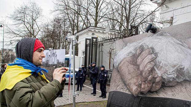 Bucha Massacre Protest - Warsaw