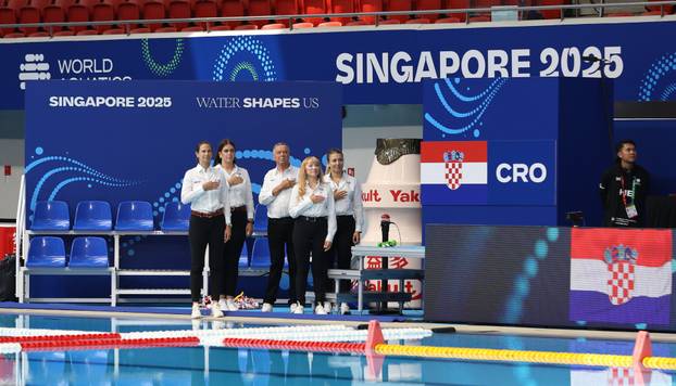 Svjetsko prvenstvo u vodenim sportovima - Singapur 2025. Vaterpolo,, žene, Hrvatska - Grčka