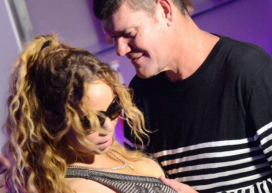 EXC - Mariah Carey and billionaire boyfriend James Packer Partying in Capri