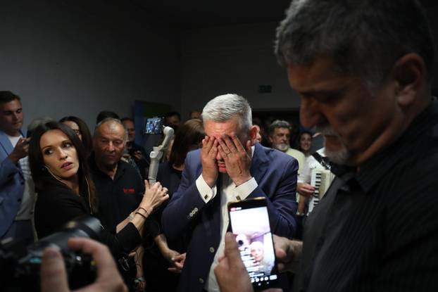 Pula: Doček izbornih rezultata u stožeru Borisa Miletića