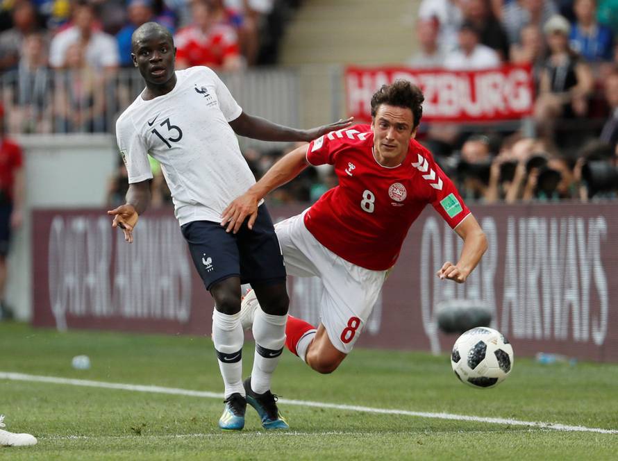 World Cup - Group C - Denmark vs France