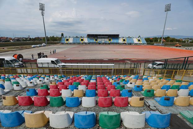 Radovi na Gradskom stadionu u Velikoj Gorici