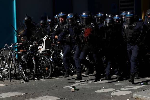 Nationwide strike and anti-government protests called by French unions in France