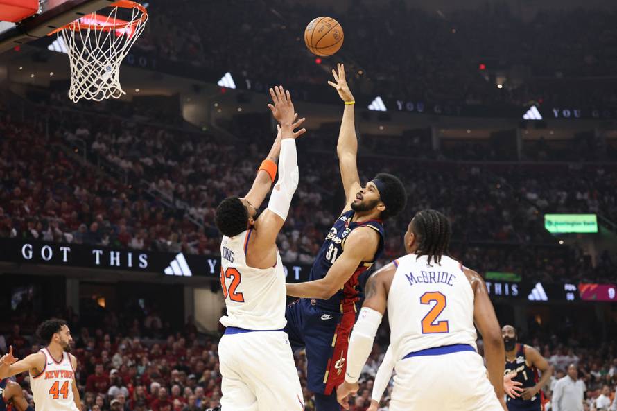 NBA: Playoffs-New York Knicks at Cleveland Cavaliers