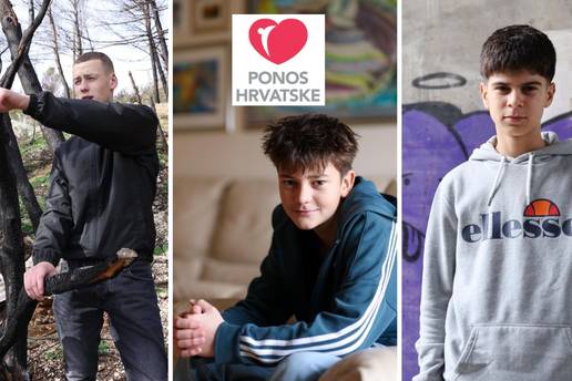 Tri dje&ccaron;aka postala su junaci u Maru&scaron;i&cacute;ima tijekom po&zcaron;ara: 'Nismo mi heroji, tako se mora!'