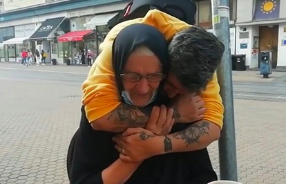 Zagreb: Tražio baku koja prosi preko Facebooka, kad ju je vidio bacio joj se u zagrljaj