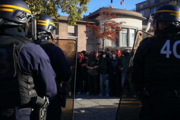 Nationwide day of student protests in France