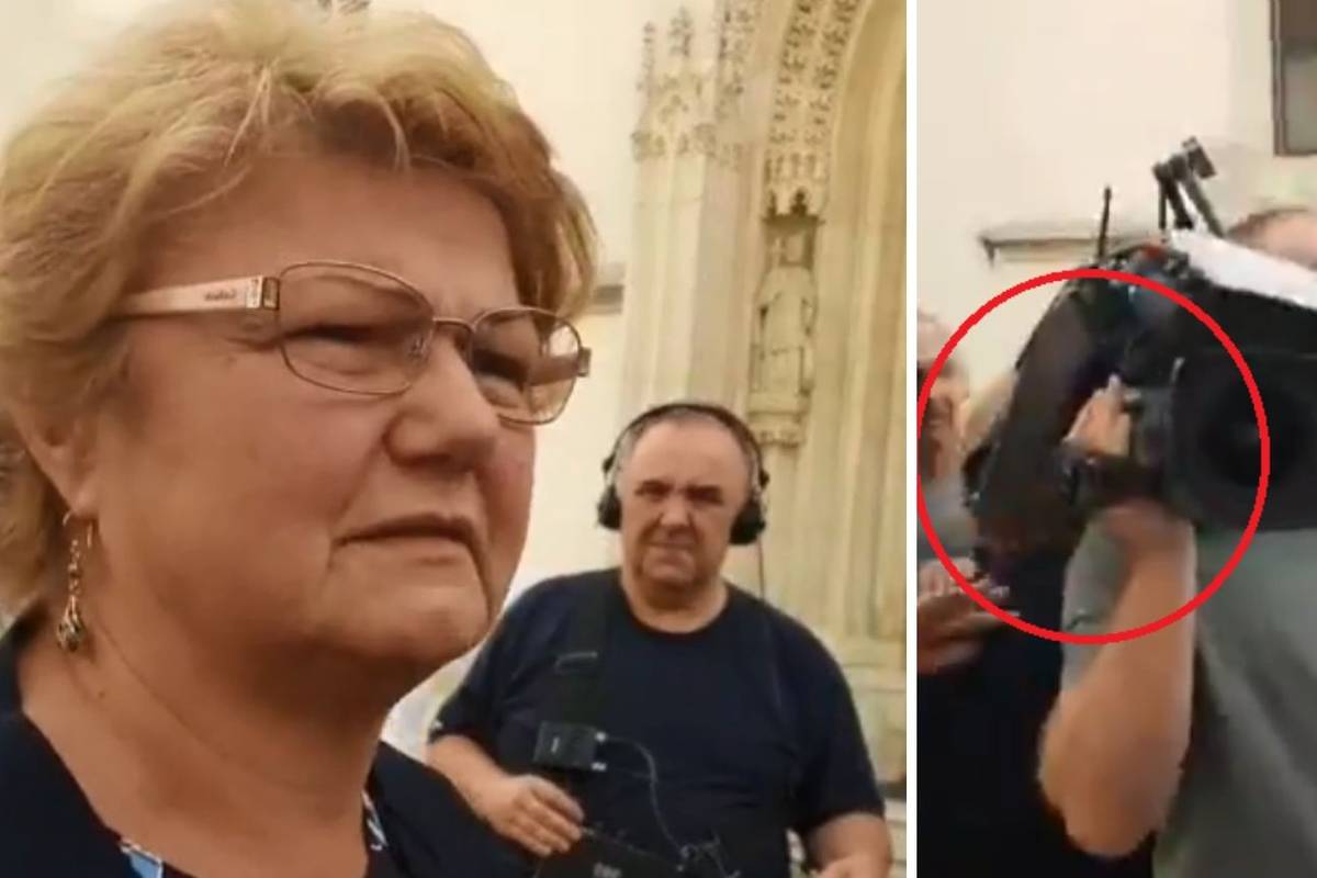Nezgoda za rastanak: Kamera udarila Murganić ispred Vlade