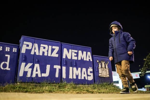 Murali i grafiti Bad Blue Boysa posvećeni Dinamu