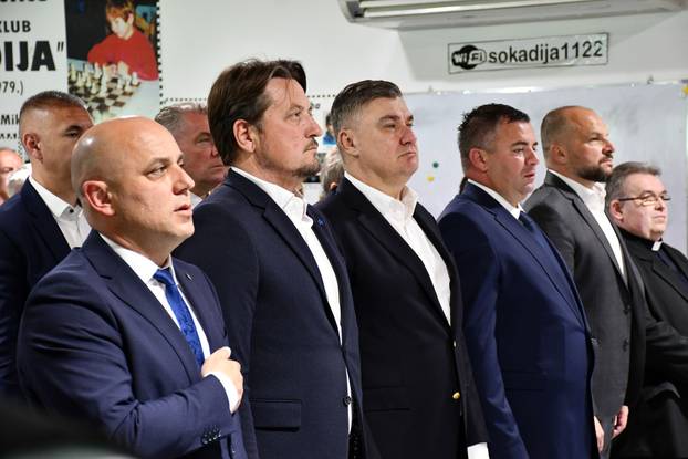 Predsjednik RH Zoran Milanović na obilježavanju Dana Općine Stari Mikanovci