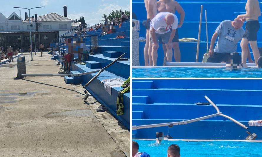 Drama na bazenima u Đakovu: 'Stup mi je skoro odrezao noge'