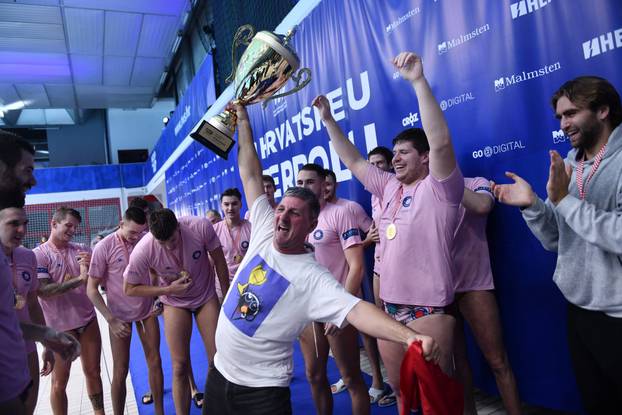 Zagreb: VK Jug osvojio Kup Hrvatske u vaterpolu
