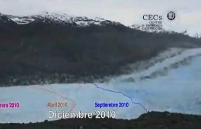 Ledenjak u Čileu u godini se povukao za skoro kilometar