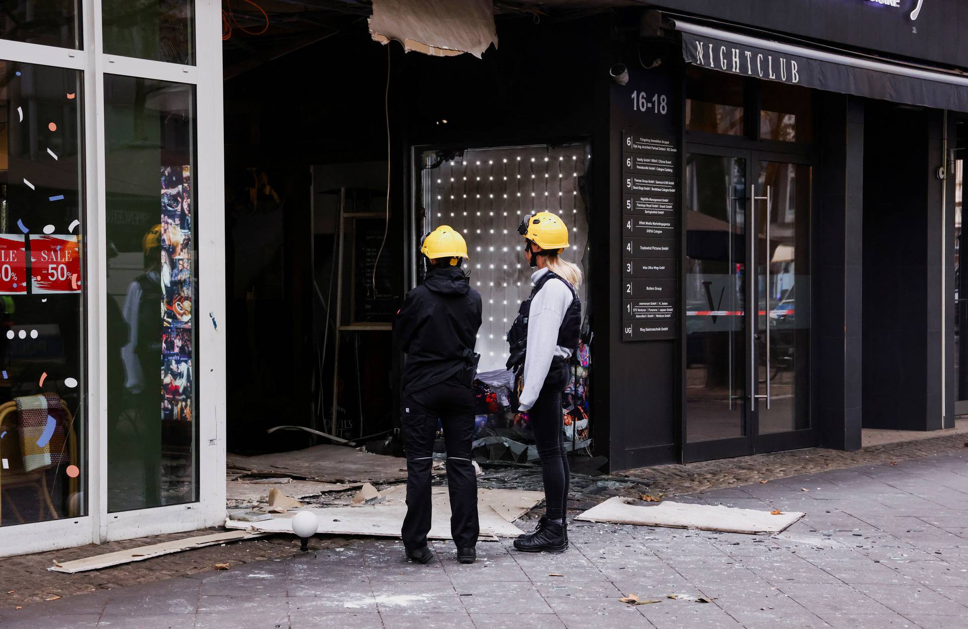 Police operation underway after an explosion in Cologne