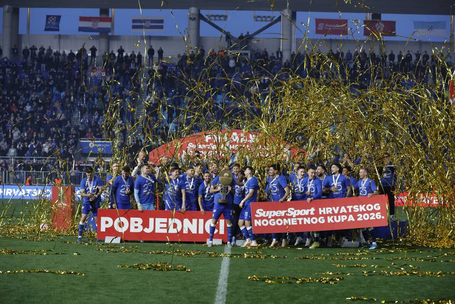 Nogometaši Dinama pobjednici su SuperSport Hrvatskog nogometnog kupa