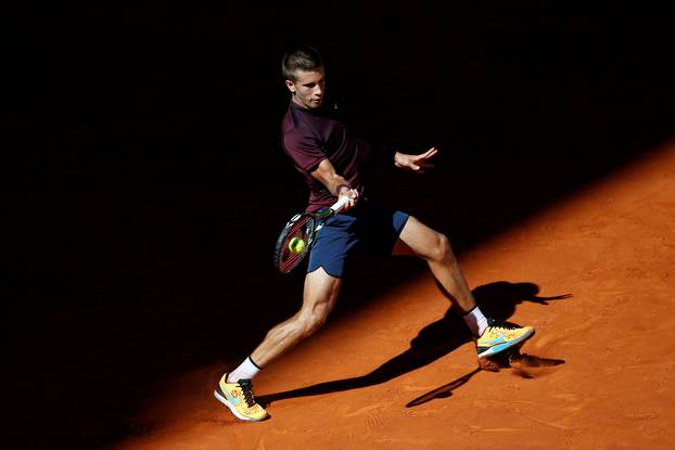 Tennis - Madrid Open - Novak Djokovic of Serbia v Borna Coric of Croatia