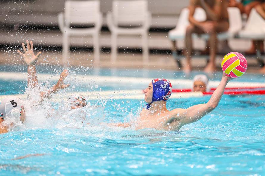 Zagreb: Svjetsko prvenstvo u vaterpolu U20, utakmica za treće mjesto, Hrvatska - Mađarska