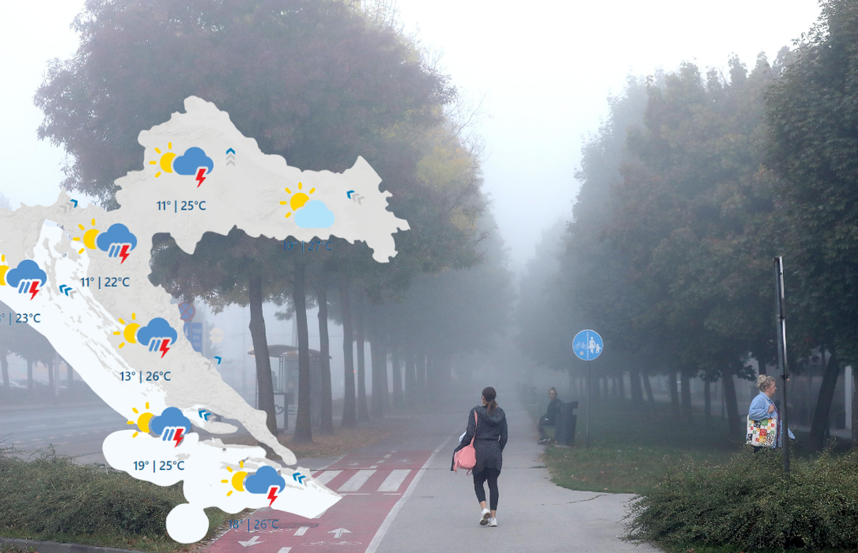 Ljeto je gotovo, jesen je došla: Stiže naoblačenje, kiša, pljusak