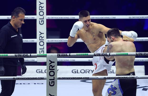 Zagreb: Turnir u kickboxingu, Glory 95, u Areni Zagreb, Vito Košar - Aleksandar Janković