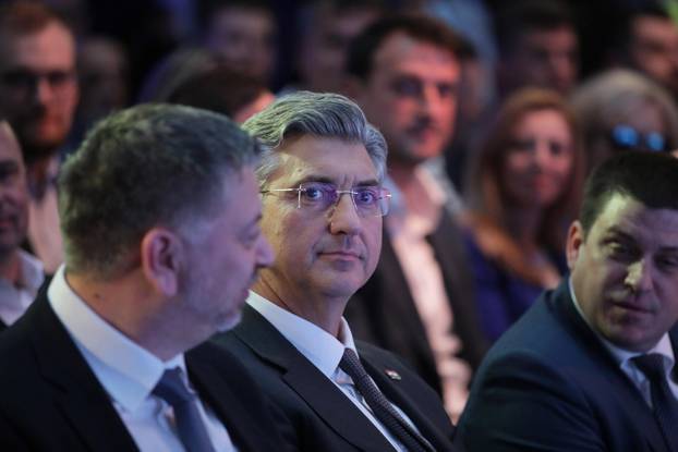 Rijeka: Premijer Plenković na proslavi 36. godišnjice osnutka HDZ-a