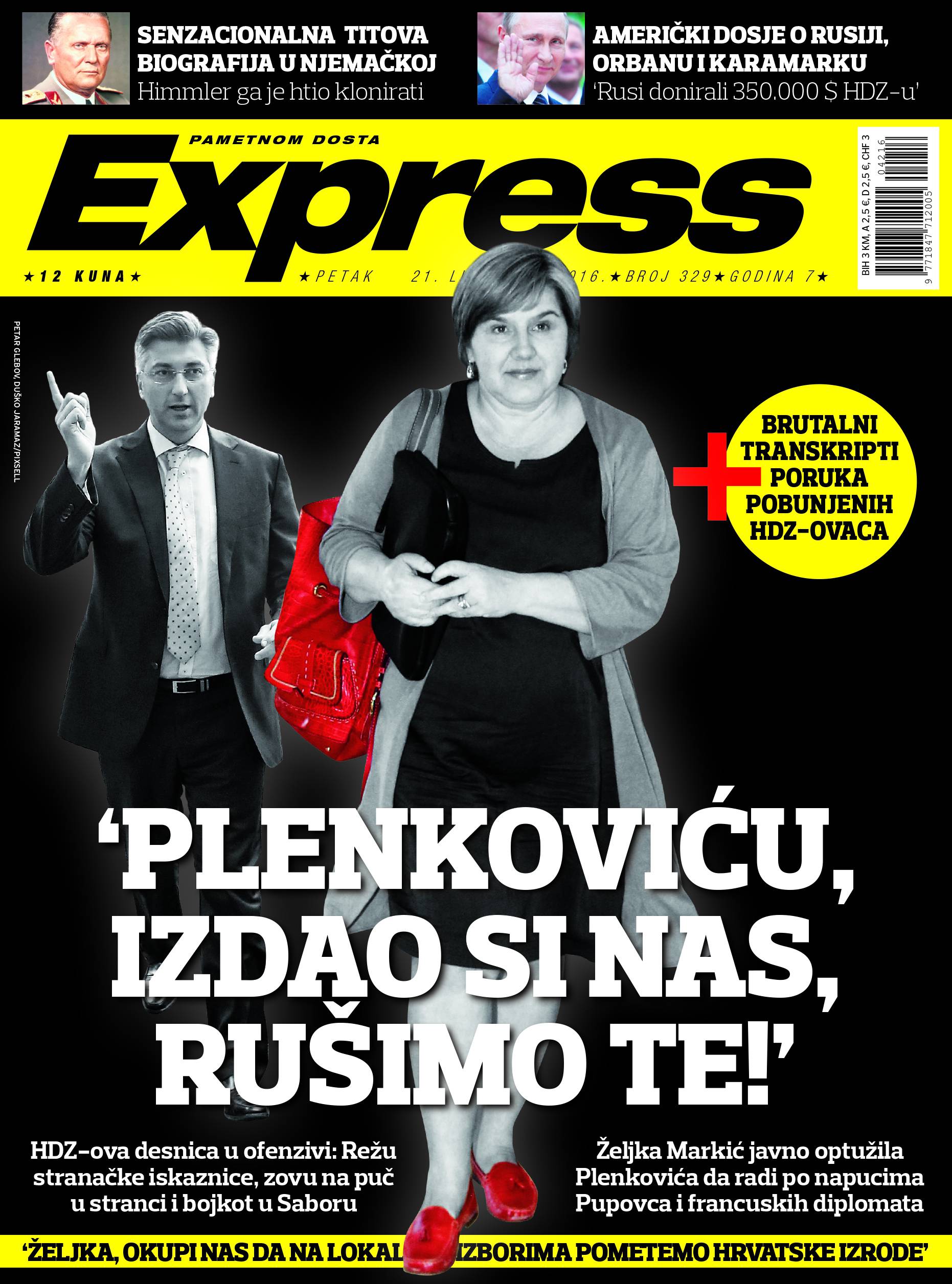 Tajna akcija protiv Plenkovića: "Izdao si desnicu, rušimo te!"