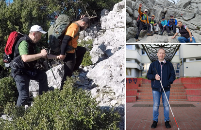 Profesor iz Zagreba: 'Slijep sam, ali ne mogu bez planina'