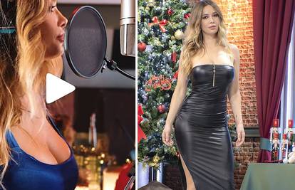 Lidija Bačić čestitala je Božić i oduševila izazovnom haljinom