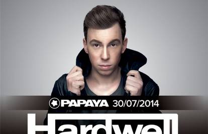 Najbolji DJ svijeta, Hardwell, u srpnju dolazi u klub Papaya