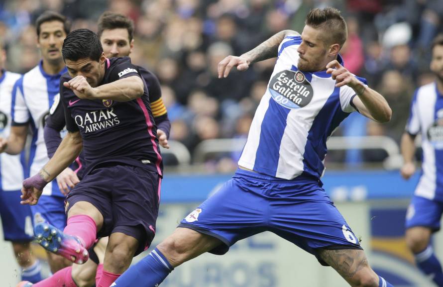 Football Soccer - Deportivo v Barcelona - Spanish La Liga Santander