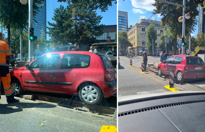 Vozi miško..ili ne: Zapeo u tračnicama u centru Zagreba i blokirao promet ulicama