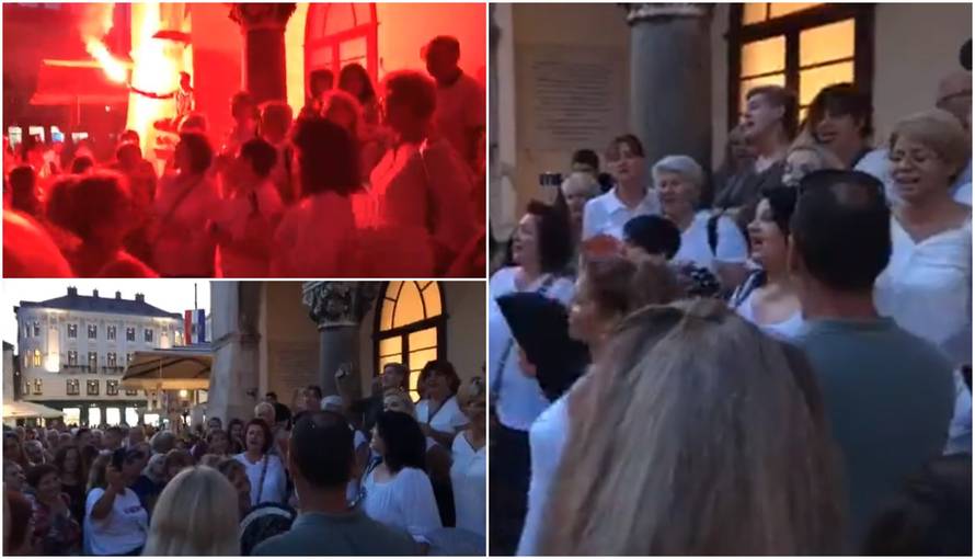 Pogledajte kako puna splitska Pjaca pjeva za velikog Olivera