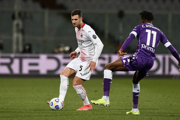 Italian football Serie A match - ACF Fiorentina vs AC Milan