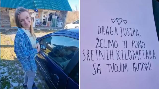 Klupko dobrote u Hotnji: Josipi anonimni mladić poklonio auto