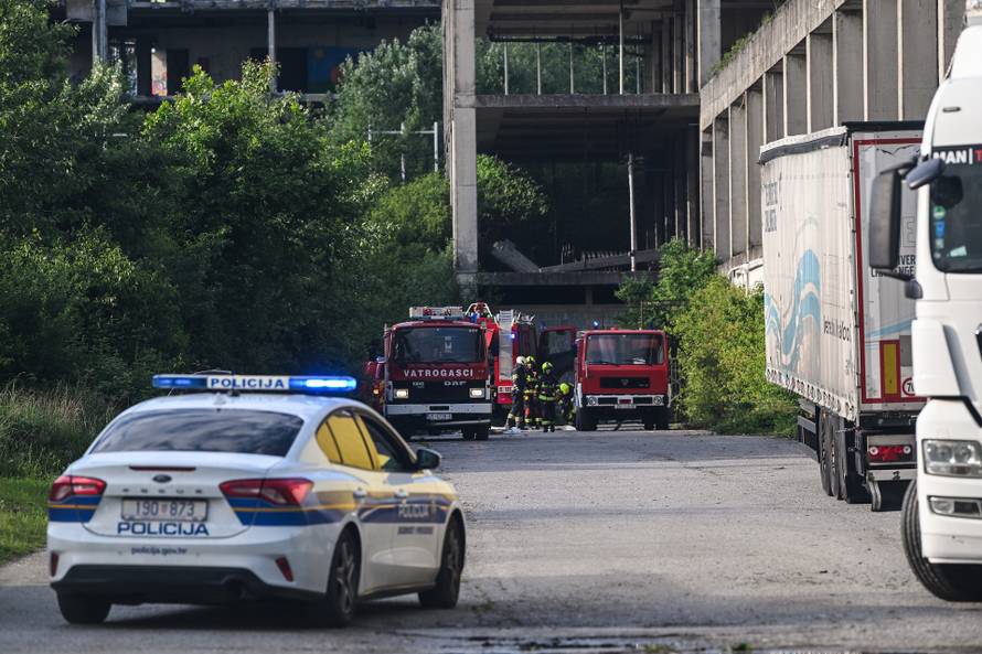 Zagreb: Buknuo požar kod sveučilišne bolnice 