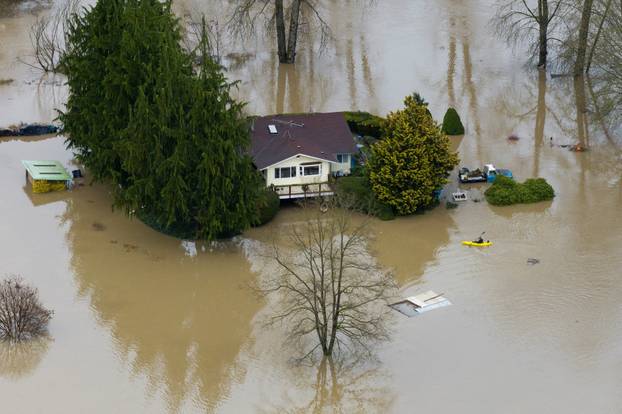 Atmospheric river brings rain and flooding to the Pacific Northwest