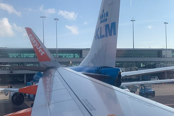 Sudarili se avioni na Schipholu: 'Zaglavili smo, bilo je glasno'