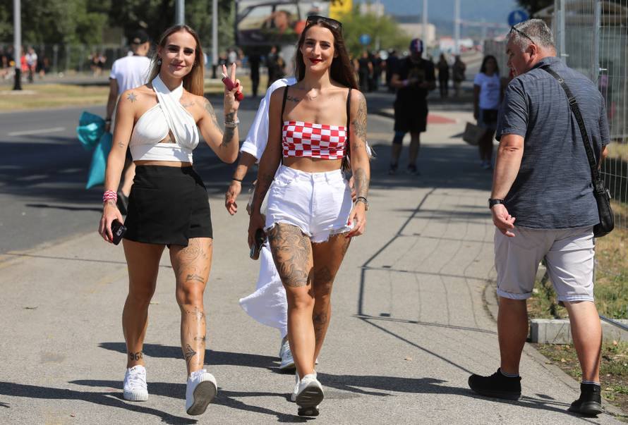 Zagreb: Obožavatelji idu prema fan zoni na Bundeku