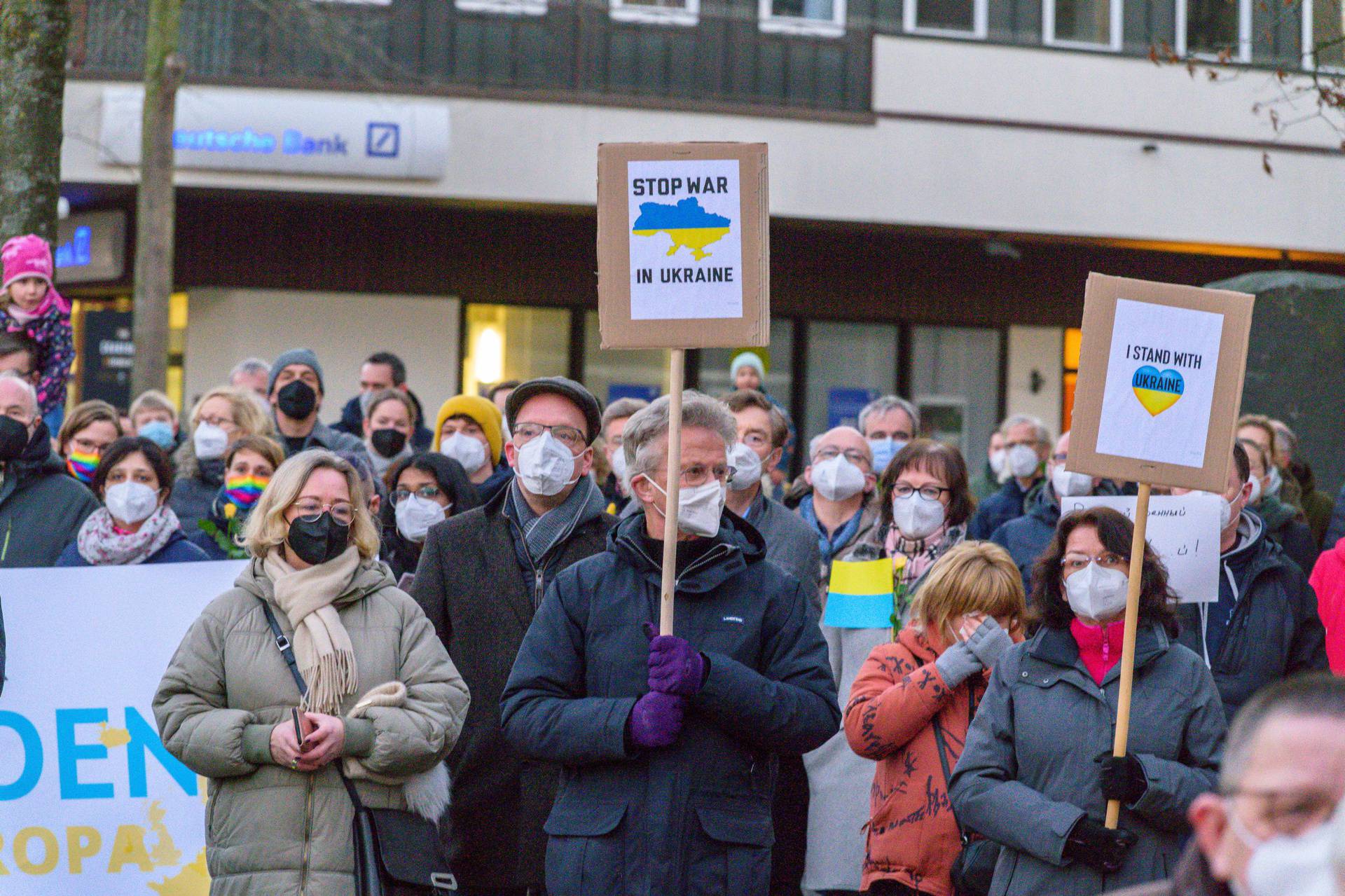 Für Frieden in Europa - Solidaritätskundgebung mit der Ukraine 