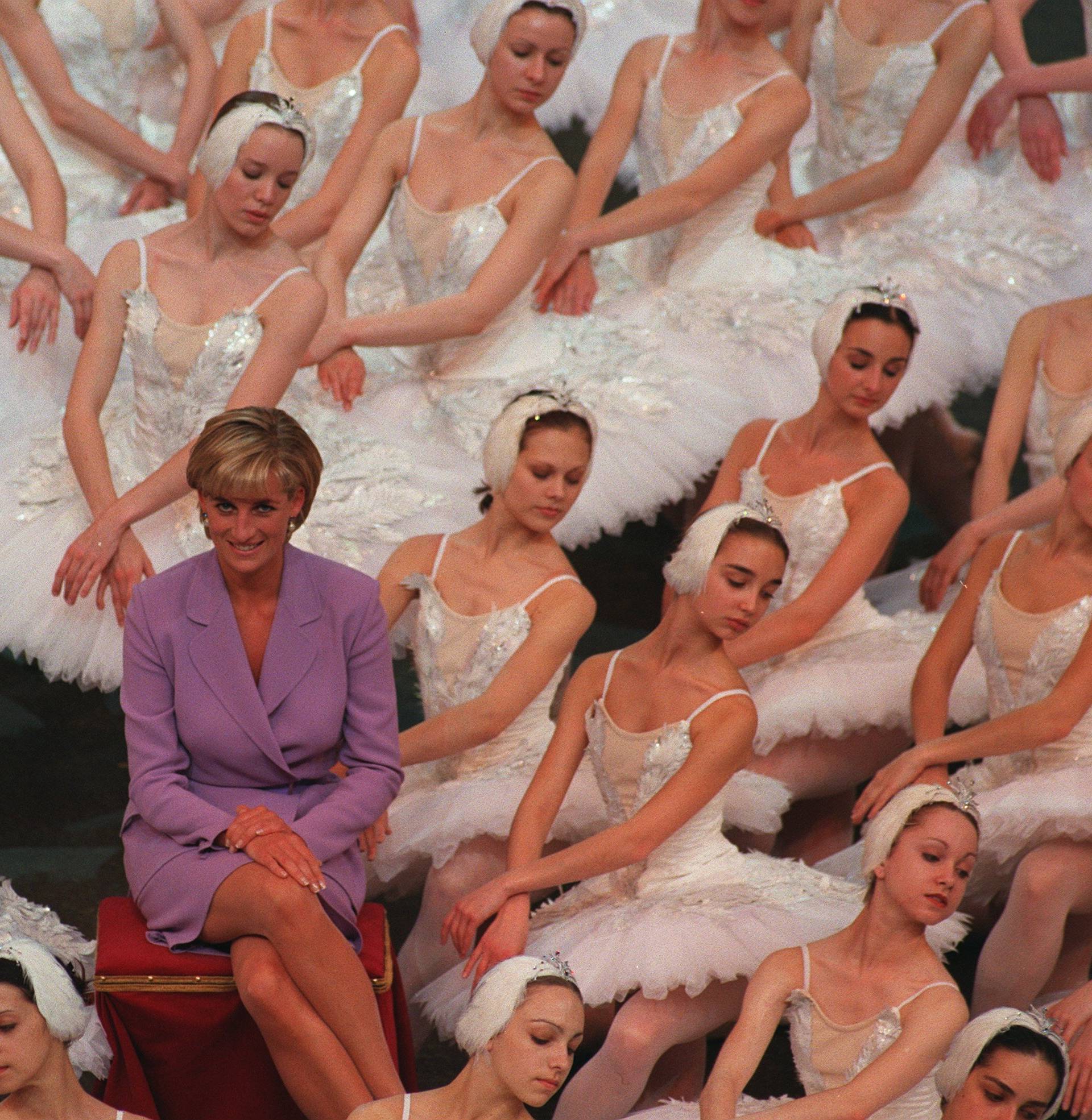 Princess Diana with the English National Ballet