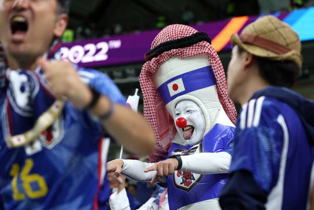 KATAR 2022 - Navijači na stadionu uoči početka utakmice između Hrvatske i Japana