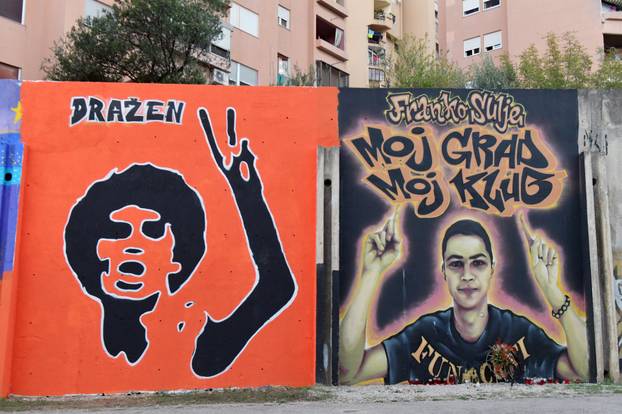 Šibenik: Navija?ka udruga Funcuti privodi kraju novi mural Dražena Petrovi?a
