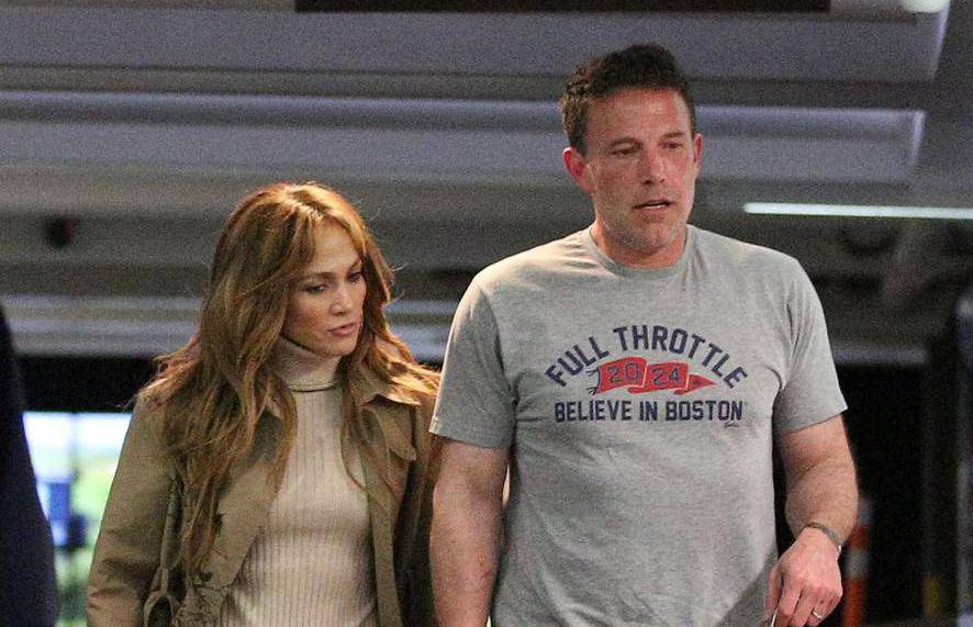 Ben Affleck and Jennifer Lopez stop by Soho house in Los Angeles