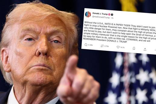 TRUMP POLUDIO NA NATO! 'Vi ste kukavice! Ne &zcaron;elite nam pomo&cacute;i. Zapamtit &cacute;emo ovo!'