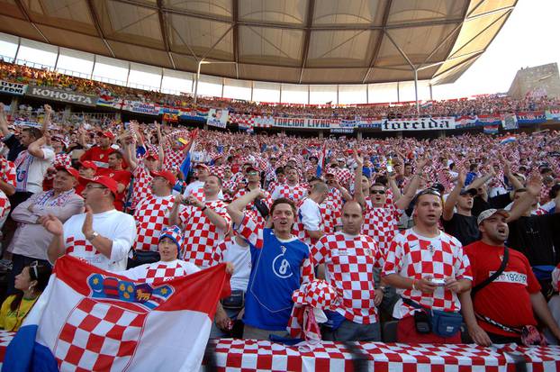 Berlin: Svjetsko nogometno prvenstvo 2006., prvo kolo skupine F, Hrvatska - Brazil, 13.06.2006. 