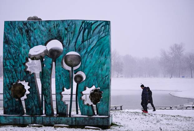 Zagreb: Zimska idila na Bundeku