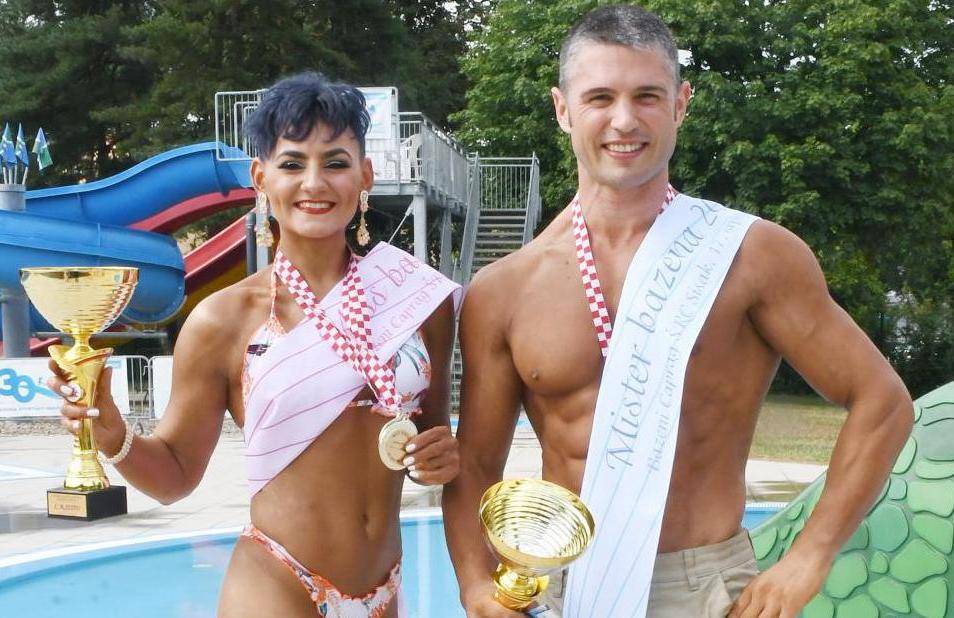 Sisak:  Martin  i Maruška postali su mister i miss bazena