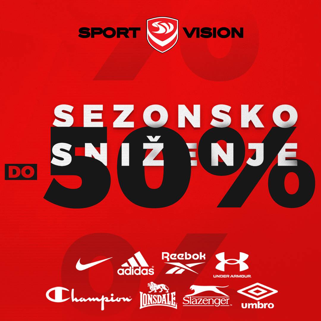 Sport Vision sezonsko sniženje - preko 2000 razloga za shopping