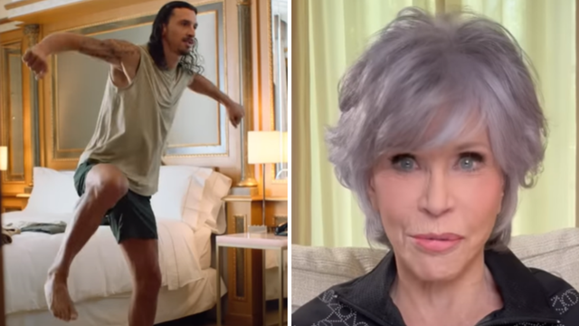 Ibrahimović i Jane Fonda snimili zajedničku reklamu: 'Zlatane, požuri više. Spuštaj se na pod'