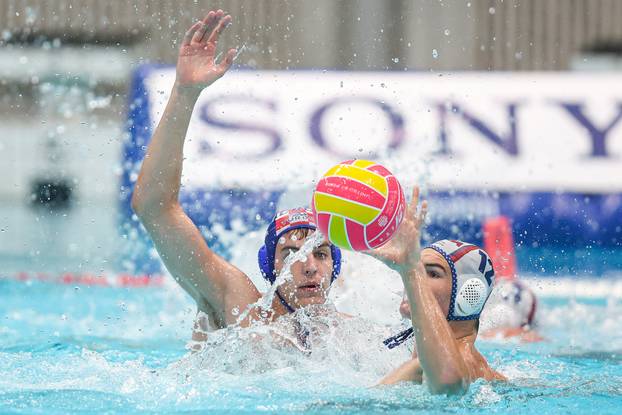 Zagreb: World Water Polo Championship U20 Zagreb 2025. Croatia - USA.